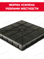 Форма для тротуарной плитки Квадрат Краковский (30х30х3см), набор форм из 10 шт